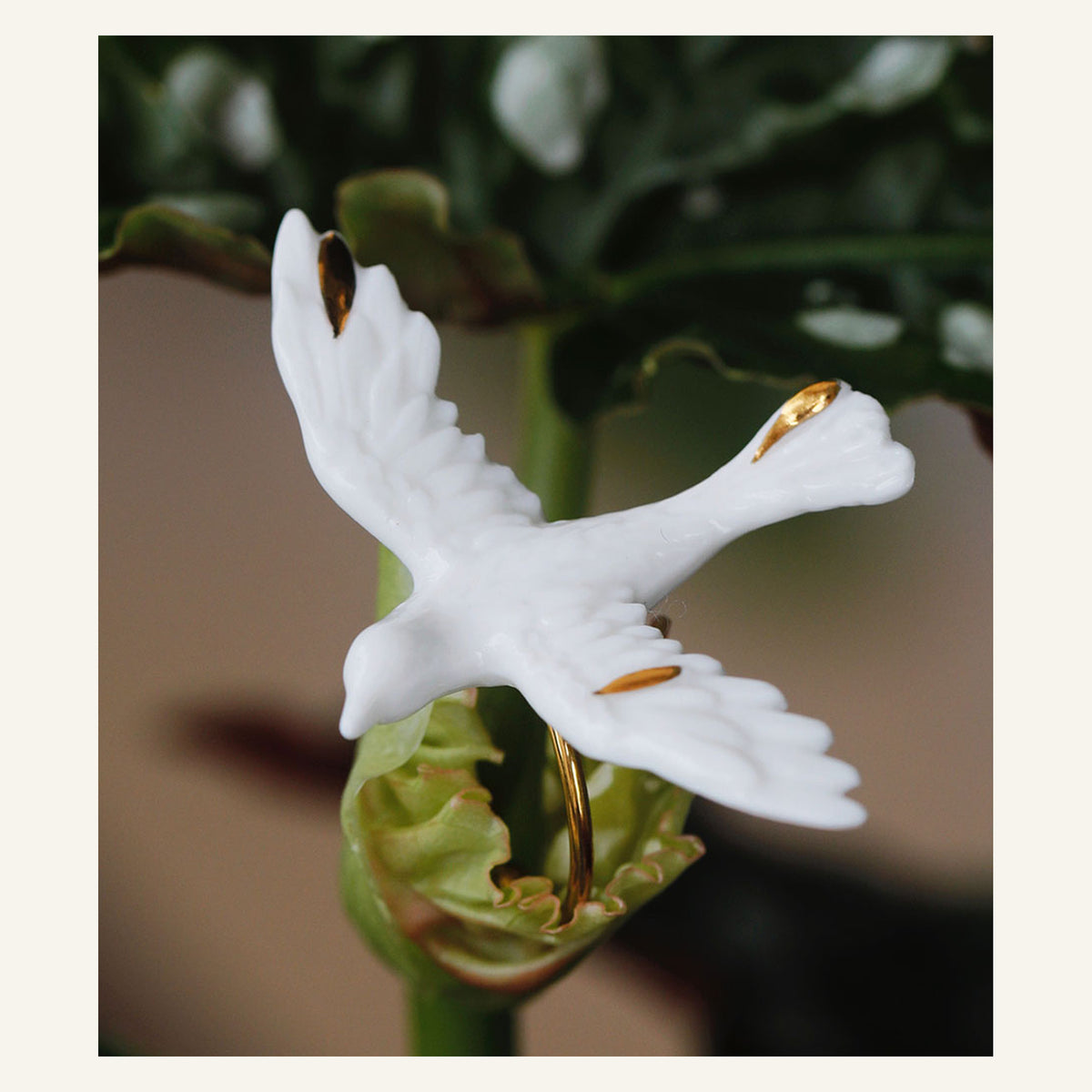 ORVENIOR Flying Bird Statement Ring for Women PT02