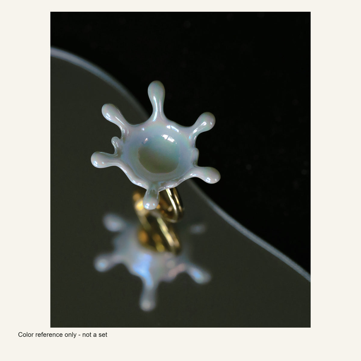 ORVENIOR Water Splash Statement Ring for Women PT02