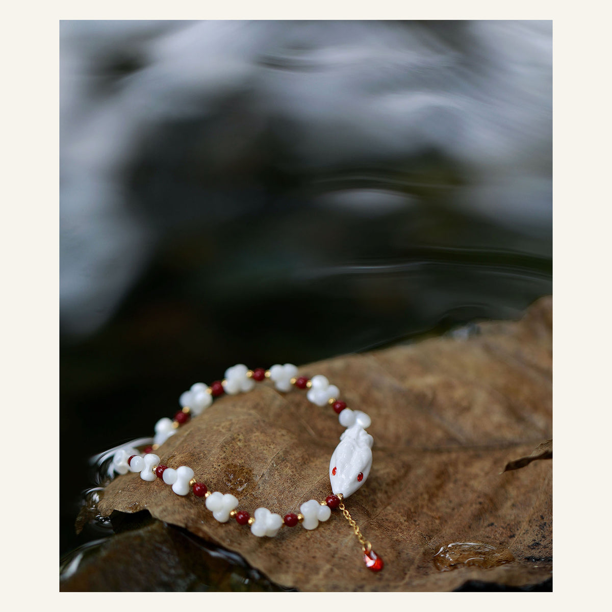 ORVENIOR Spine Snake Beaded Bracelet for Women PT03