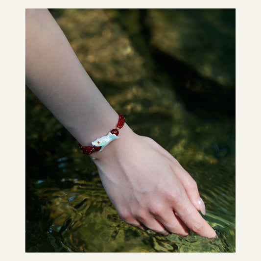 ORVENIOR Berry Snake Beaded Bracelet for Women PT01