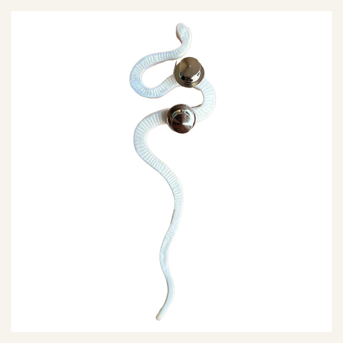 ORVENIOR Spotted Snake Statement Brooch for Women PT03